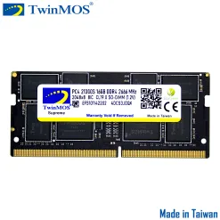 TwinMOS 16GB DDR4 2666Mhz Laptop Memory RAM SO-DIMM with TOP-Grade eTT IC