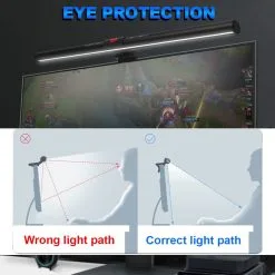 Alternative view of Redragon BERYL GML-113 Dimming Eye-Care LED Desk Lamp Light Bar for Gaming PC Monitor light