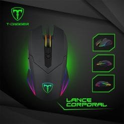 Alternative view of T-DAGGER Lance Corporal RGB Wired Gaming Mouse 3200Dpi (T-TGM107)
