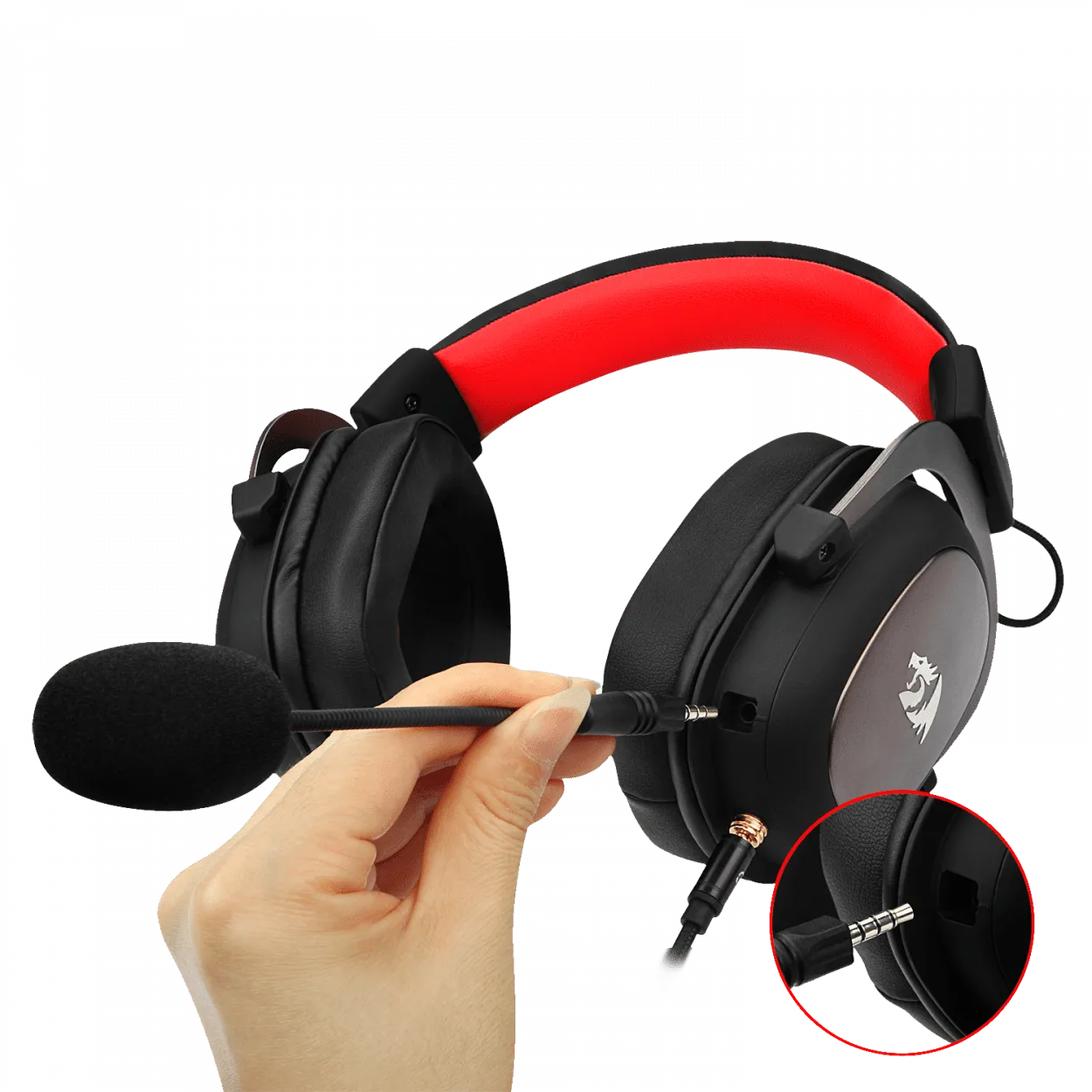 Redragon H510 Zeus 2 Wired Gaming Headset 7.1 Surround Sound Multi Platform with Detachable cable 4 Redragon H510 Zeus 2 Wired Gaming Headset 7.1 Surround Sound Multi Platform with Detachable cable - Image 4