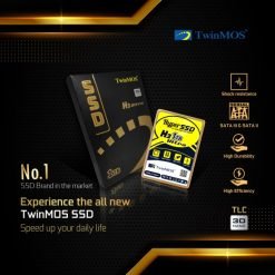 Alternative view of TwinMOS Hyper SSD H2 Ultra 2.5-inch Internal Solid-State Drive (SSD) TLC 3D NAND SATA III  Up to 580 Mb/s read 580 Mb/s write speed