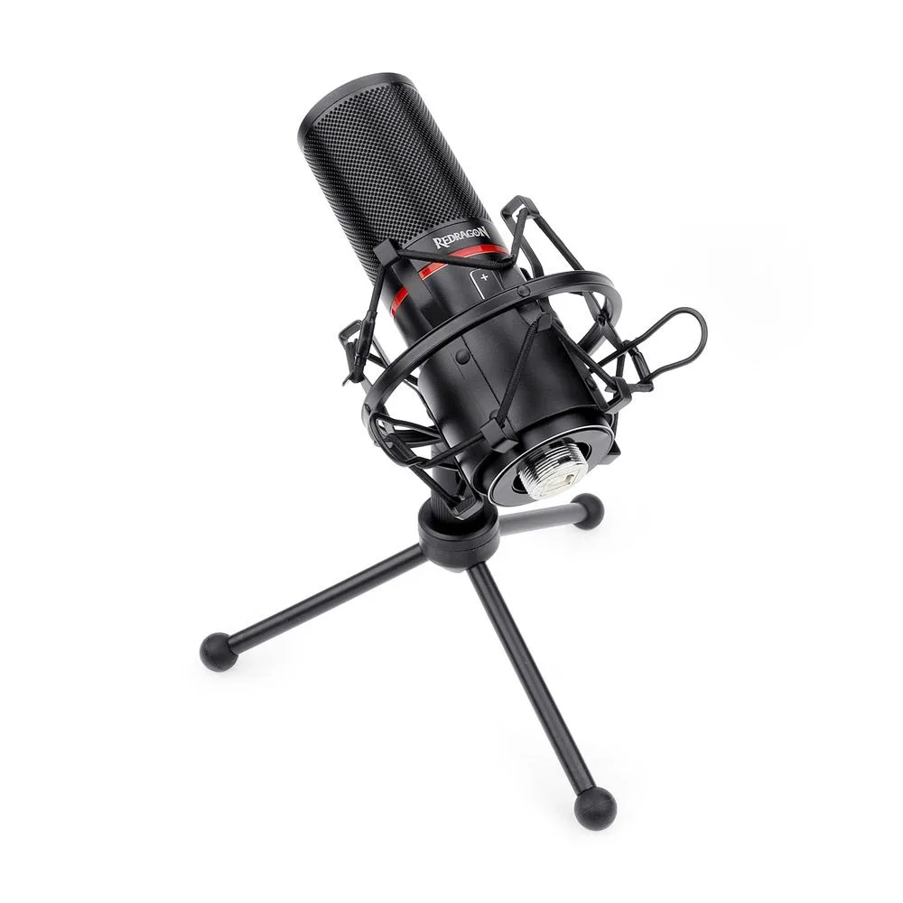 Redragon GM300 BLAZAR Gaming Stream High end Microphone and Kit metal made Support circle LED 7 Redragon GM300 BLAZAR Gaming Stream High end Microphone and Kit metal made Support circle LED - Image 7