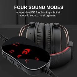 Alternative view of Redragon H710 HELIOS USB Wired Gaming Headset 7.1 Surround Sound 50MM Drivers Detachable Mic for PC/PS4/Switch