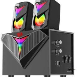 Redragon GS700 TOCCATA 2.1 RGB Gaming Speakers with Aux 3.5mm Stereo Heavy Bass - Image 3
