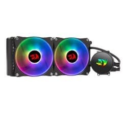 Alternative view of Redragon CW-3000 Effect X 240 RGB Liquid CPU Cooler with 2 Fans