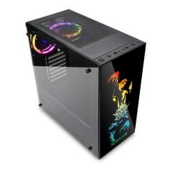 Redragon GC-608 Steeljaw Tempered Glass Gaming PC Case with RGB backlighting SYNC Support up to ATX Motherboards USB 3.0 8 Redragon GC-608 Steeljaw Tempered Glass Gaming PC Case with RGB backlighting SYNC Support up to ATX Motherboards USB 3.0 - Image 4