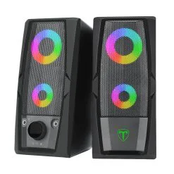 Alternative view of T-DAGGER MATRIX 2 X 3W 3.5MM RGB Gaming Speakers (T-TGS550)