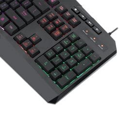 Redragon K503A HARPE Pro RGB Gaming Keyboard Multimedia Keys Silent with Wrist Rest and Marco Recording 12 Redragon K503A HARPE Pro RGB Gaming Keyboard Multimedia Keys Silent with Wrist Rest and Marco Recording - Image 5