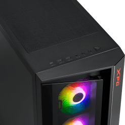 XPG CRUISER SUPER Mid-Tower RGB PC Gaming Case Chassis with 3 Fans Included Black 9 XPG CRUISER SUPER Mid-Tower RGB PC Gaming Case Chassis with 3 Fans Included Black - Image 3
