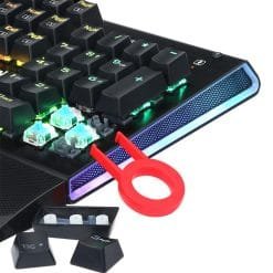 Redragon K569 ARYAMAN RGB Mechanical Gaming Keyboard Blue Switches with Wrist Rest and Side Panel RGB Lights 13 Redragon K569 ARYAMAN RGB Mechanical Gaming Keyboard Blue Switches with Wrist Rest and Side Panel RGB Lights - Image 6