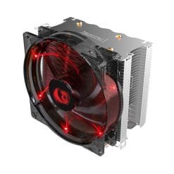 Alternative view of Redragon Reaver CPU Cooler with Red Led 120mm Fan and 2 Heat Pipes HDT Technology Multi Compatible (CC-1011)