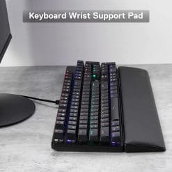 Redragon P037 Meteor L Gaming Keyboard Wrist Rest Pad with Ergonomic Soft Memory Foam for 100% 104 Keys Standard Size 7.12 x 2.87 in, 0.78 inch 10 Redragon P037 Meteor L Gaming Keyboard Wrist Rest Pad with Ergonomic Soft Memory Foam for 100% 104 Keys Standard Size 7.12 x 2.87 in, 0.78 inch - Image 3