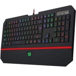 Alternative view of Redragon K502 KARURA 2 RGB Gaming Keyboard RGB 104 Key Silent with Wrist Rest