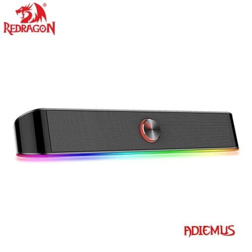 Redragon GS560 ADIEMUS RGB Gaming Sound Bar Speaker with Aux 3.5mm Stereo Music Smart RGB speakers