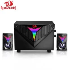Redragon GS700 TOCCATA 2.1 RGB Gaming Speakers with Aux 3.5mm Stereo Heavy Bass