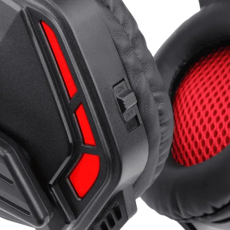 Redragon H220 THEMIS 2 Wired Gaming Headset With Mic for PC, PS4/3, Xbox One and Nintendo Switch with Red LED Light - Image 7