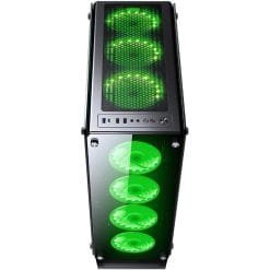 Redragon GC-801 IRONHIDE RGB Dual Side Tempered Glass Desktop Gaming Case with 0.7MM Thickness Steel - Image 5