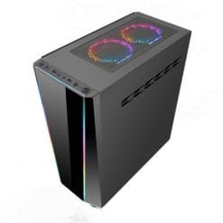 Redragon GC-702 Tailgate Tempered Glass PC Gaming Case Support RGB backlighting SYNC Support up to ATX Motherboards - Image 4
