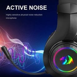 Redragon H260 HYLAS Gaming Headset RGB 3.5mm Surround Sound with Microphone for PC PS4 Switch Xbox-one White 10 Redragon H260 HYLAS Gaming Headset RGB 3.5mm Surround Sound with Microphone for PC PS4 Switch Xbox-one White - Image 5