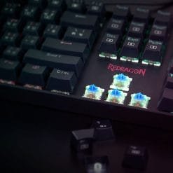 Redragon K551 MITRA RGB Mechanical Gaming Keyboard 104 Keys Blue Clicky Switches - Image 5
