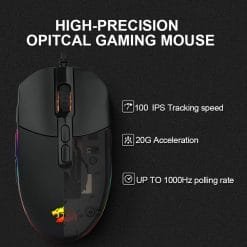 Redragon M719 INVADER RGB Wired Gaming Mouse 10000 DPI 7 Programmable Buttons 14 Redragon M719 INVADER RGB Wired Gaming Mouse 10000 DPI 7 Programmable Buttons - Image 7