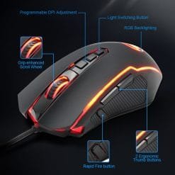Redragon M910 Ranger RGB USB Gaming Mouse Wired 12400 DPI 10 Buttons Ergonomic 12 Redragon M910 Ranger RGB USB Gaming Mouse Wired 12400 DPI 10 Buttons Ergonomic - Image 5