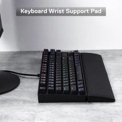 Redragon P036 Meteor M Gaming Keyboard Wrist Rest Pad with Ergonomic Soft Memory Foam for 80% 87 Keys TKL Size 14.13 x 2.87 in, 0.78 inch 7 Redragon P036 Meteor M Gaming Keyboard Wrist Rest Pad with Ergonomic Soft Memory Foam for 80% 87 Keys TKL Size 14.13 x 2.87 in, 0.78 inch - Image 4