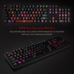 Redragon K582 SURARA RGB Mechanical Gaming Keyboard with104 Keys -Linear and Quiet- Red Switches Fast Actuation 10 Redragon K582 SURARA RGB Mechanical Gaming Keyboard with104 Keys -Linear and Quiet- Red Switches Fast Actuation - Image 4