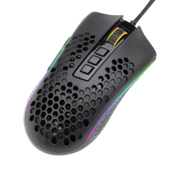 Alternative view of Redragon M988 STORM ELITE RGB 16000 Dpi Gaming Mouse Honey Comb Light Design