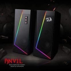 Alternative view of Redragon GS520 ANVIL RGB Desktop 2.0 Channel Gaming Stereo Speaker with 6 Colorful LED Modes