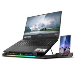 Alternative view of Aigo darkFlash G200 RGB Laptop Cooling Stand with Phone Holder