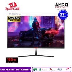 Redragon JADE 27 inch 165hz Gaming Monitor Full HD VA Panel /1ms//HDMI/DP Free Sync