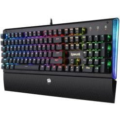 Redragon K569 ARYAMAN RGB Mechanical Gaming Keyboard Blue Switches with Wrist Rest and Side Panel RGB Lights 12 Redragon K569 ARYAMAN RGB Mechanical Gaming Keyboard Blue Switches with Wrist Rest and Side Panel RGB Lights - Image 5