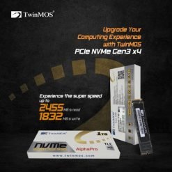 TwinMOS AlphaPro PCIe NVMe Gen3 x4 M.2 2280 Internal SSD TLC 3D NAND 9 TwinMOS AlphaPro PCIe NVMe Gen3 x4 M.2 2280 Internal SSD TLC 3D NAND - Image 5