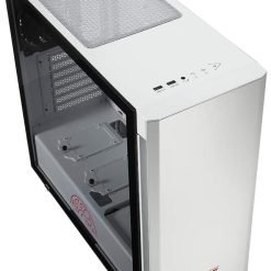 XPG INVADER Mid-Tower Brushed Aluminum PC Gaming Case with Side Light - WHITE 9 XPG INVADER Mid-Tower Brushed Aluminum PC Gaming Case with Side Light - WHITE - Image 4