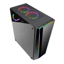 Redragon GC-702 Tailgate Tempered Glass PC Gaming Case Support RGB backlighting SYNC Support up to ATX Motherboards - Image 5