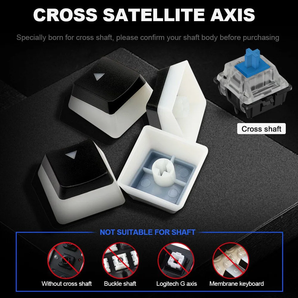 Redragon Scarab A130 Pudding keycaps 104 Key Crystal Mechanical Keyboard Key Caps For Cherry MX style Including key-puller White 3 Redragon Scarab A130 Pudding keycaps 104 Key Crystal Mechanical Keyboard Key Caps For Cherry MX style Including key-puller White - Image 3