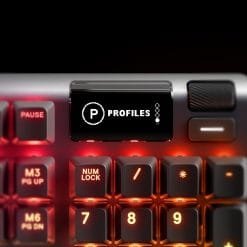SteelSeries Apex 7 Mechanical Gaming Keyboard with OLED Smart Display and USB Passthrough and Media Controls Red Switches 11 SteelSeries Apex 7 Mechanical Gaming Keyboard with OLED Smart Display and USB Passthrough and Media Controls Red Switches - Image 6