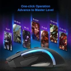 Redragon M607 Griffin RGB USB MMO Gaming Mouse 8 buttons 7200 DPI Ergonomic Design Programmable 11 Redragon M607 Griffin RGB USB MMO Gaming Mouse 8 buttons 7200 DPI Ergonomic Design Programmable - Image 4