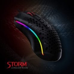 Redragon M808 STORM Lightweight RGB Gaming Mouse 85g Honeycomb Shell 12,400 DPI 7 Programmable Buttons - Image 3