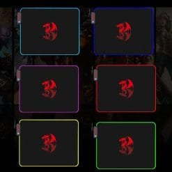 Redragon P026 PLUTO RGB LED Large Gaming MousePad Soft Matt with Nonslip Base, Stitched Edges (330 X 260 X 3MM) 11 Redragon P026 PLUTO RGB LED Large Gaming MousePad Soft Matt with Nonslip Base, Stitched Edges (330 X 260 X 3MM) - Image 5