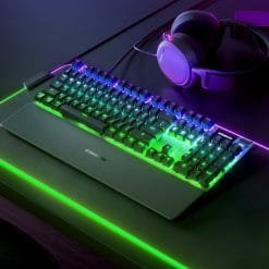 SteelSeries Apex 7 Mechanical Gaming Keyboard with OLED Smart Display and USB Passthrough and Media Controls Red Switches 9 SteelSeries Apex 7 Mechanical Gaming Keyboard with OLED Smart Display and USB Passthrough and Media Controls Red Switches - Image 4