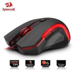 Alternative view of Redragon M606 NOTHOSAUR Ergonomic Gaming Mouse 5 Colors Led Backlit 6 Programmable Buttons 3200Dpi