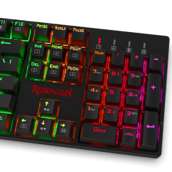 Alternative view of Redragon K582 SURARA RGB Mechanical Gaming Keyboard with104 Keys -Linear and Quiet- Red Switches Fast Actuation