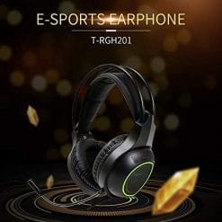T-DAGGER Altas Gaming Headset 3.5mm Connector with Green Light (RGH201) - Image 4