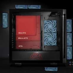 XPG INVADER Mid-Tower Brushed Aluminum PC Gaming Case with Side Light - BLACK 11 XPG INVADER Mid-Tower Brushed Aluminum PC Gaming Case with Side Light - BLACK - Image 5