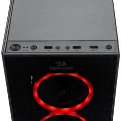 Redragon GC-605 Thundercracker RGB LED Tempered Glass Gaming Desktop Case - Image 6