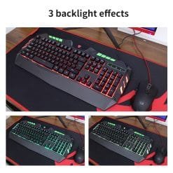T-DAGGER Torpedo Gaming Membrane Keyboard 3 Colors Backlite (TGK102) 6 T-DAGGER Torpedo Gaming Membrane Keyboard 3 Colors Backlite (TGK102) - Image 2