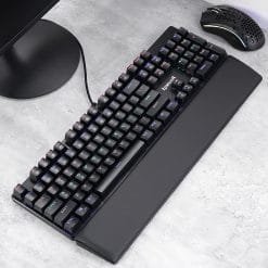 Redragon P037 Meteor L Gaming Keyboard Wrist Rest Pad with Ergonomic Soft Memory Foam for 100% 104 Keys Standard Size 7.12 x 2.87 in, 0.78 inch 11 Redragon P037 Meteor L Gaming Keyboard Wrist Rest Pad with Ergonomic Soft Memory Foam for 100% 104 Keys Standard Size 7.12 x 2.87 in, 0.78 inch - Image 4