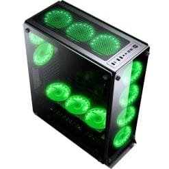 Redragon GC-801 IRONHIDE RGB Dual Side Tempered Glass Desktop Gaming Case with 0.7MM Thickness Steel - Image 3
